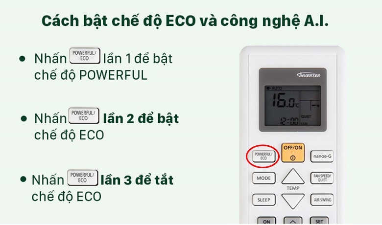 Cách Kích Hoạt Chế Độ ECO